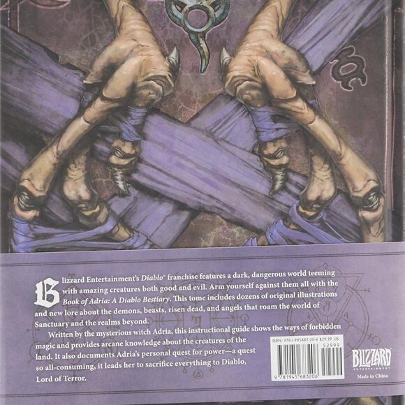 NWOT Diablo Book of Adria: A Diablo Bestiary Hardcover Robert Brooks Matt Burns - Picture 2 of 5